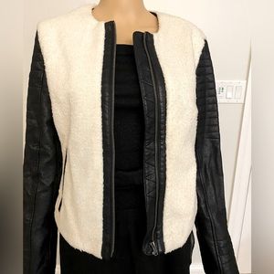Express two toned moto jacket size M